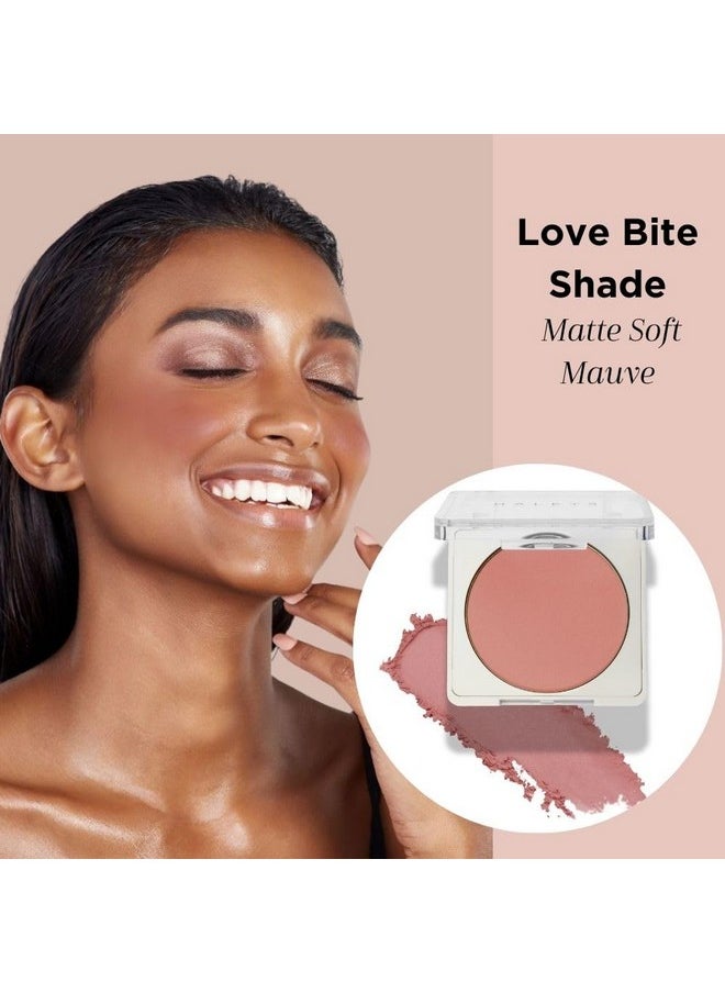 Re-Pop Smoothing Powder Blush (Love Bite) - Pigmented, Easy Blending, Longwear, Buildable, Talc-Free, V + Cf