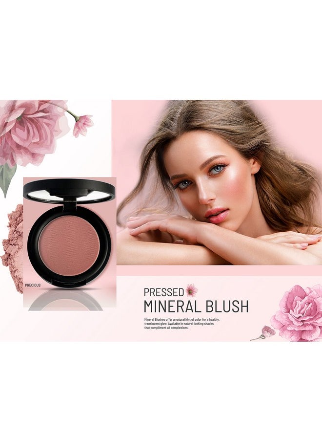 Pressed Mineral Blush. Made In The Usa. 0.14 Oz. (Precious)