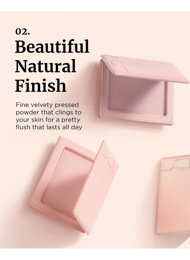 Cheekstain Pastel Blush For Cheeks (Hey, Gorgeous, 0.2Oz) - Lightweight, Velvet Powder Formula - Seamless, Long-Lasting, Natural-Looking Glow | Korean Makeup