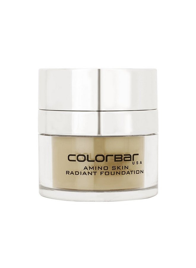 Amino Skin Radiant Cream Foundation, Ivory Fair 001, 15G | Smooth And Satin Finish | High-Coverage | Suitable For All Skin Types