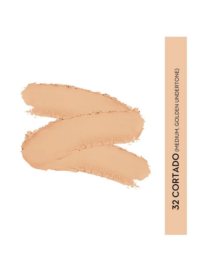 Ace Of Face Foundation Stick With In-Built Brush | Lasts 24Hrs | Full Coverage Foundation For Women | 12Gm - 32 Cortado