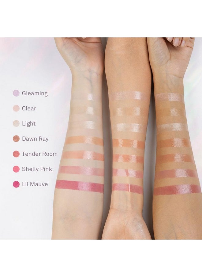 True Dimension Radiance Balm 10G - Natural Shimmer Glow Face Highlighter Stick Glow Balm Korean Blush Transparent Color Skin Tone Slim Fitting Texture, Multi Makeup Stick (1, Lil Mauve, Tp006)