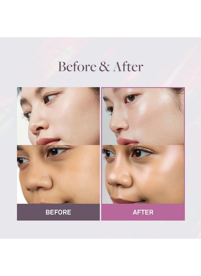 True Dimension Radiance Balm 10G - Natural Shimmer Glow Face Highlighter Stick Glow Balm Korean Blush Transparent Color Skin Tone Slim Fitting Texture, Multi Makeup Stick (1, Lil Mauve, Tp006)