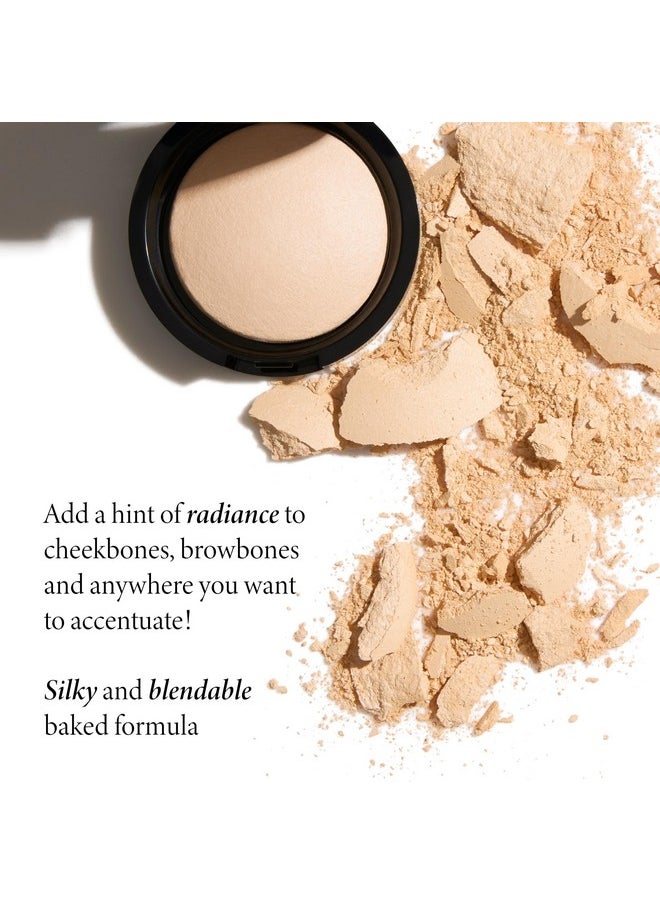 Baked Natural Glow Highlighter Radiance Enhancing Makeup, French Vanilla