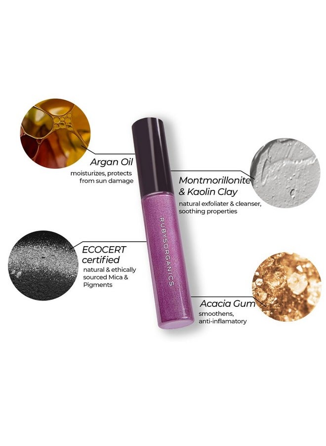 Eyeshadow Liquid & Metallic For Women, Eye Makeup, Smooth Glide Insta Dry Formula, Smudgeproof, Waterproof, Long Lasting, Highly Pigmented - Aster (Metallic Lilac), 6.5Ml