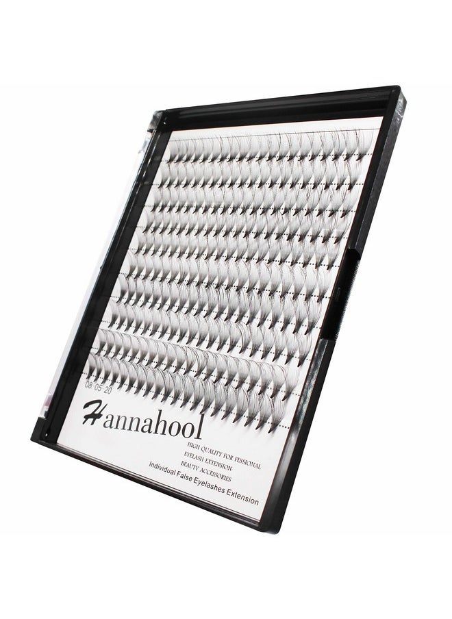 Large Tray-10Rows Thickness 0.07Mm D Curl 20D Premade Volume Fans Eye Lashes Extensions Dramatic Black Soft And Light Individual False Eyelashes Cluster 8-16Mm To Choose (16Mm)