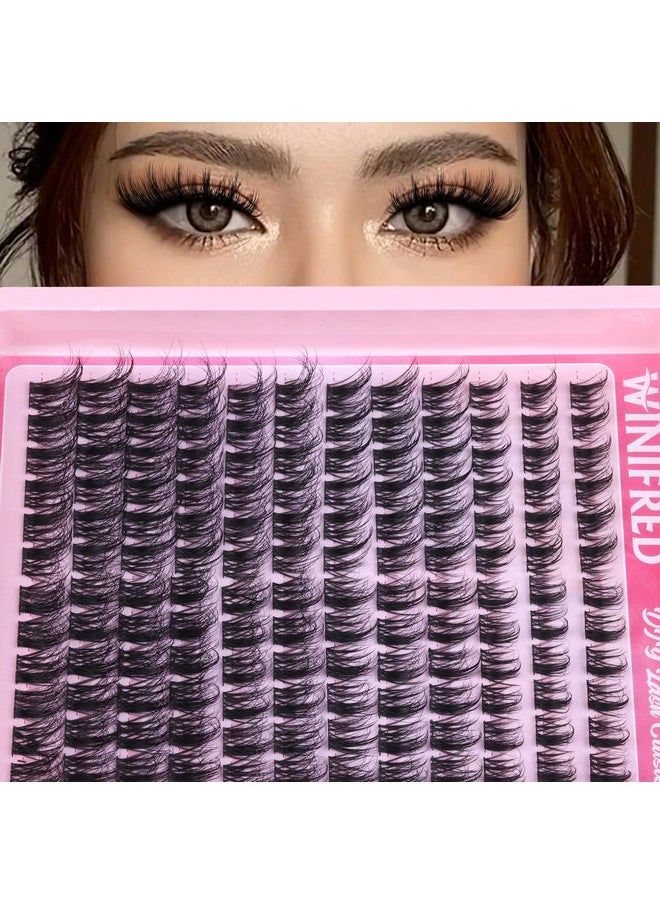 Ash Clusters Wispy Cat Eye Lashes Clusters Left&Right Natural Individual Lashes Manga Clusters Eyelash Extensions Fox Eye Eyelash Clusters By Winifred (18Mm)