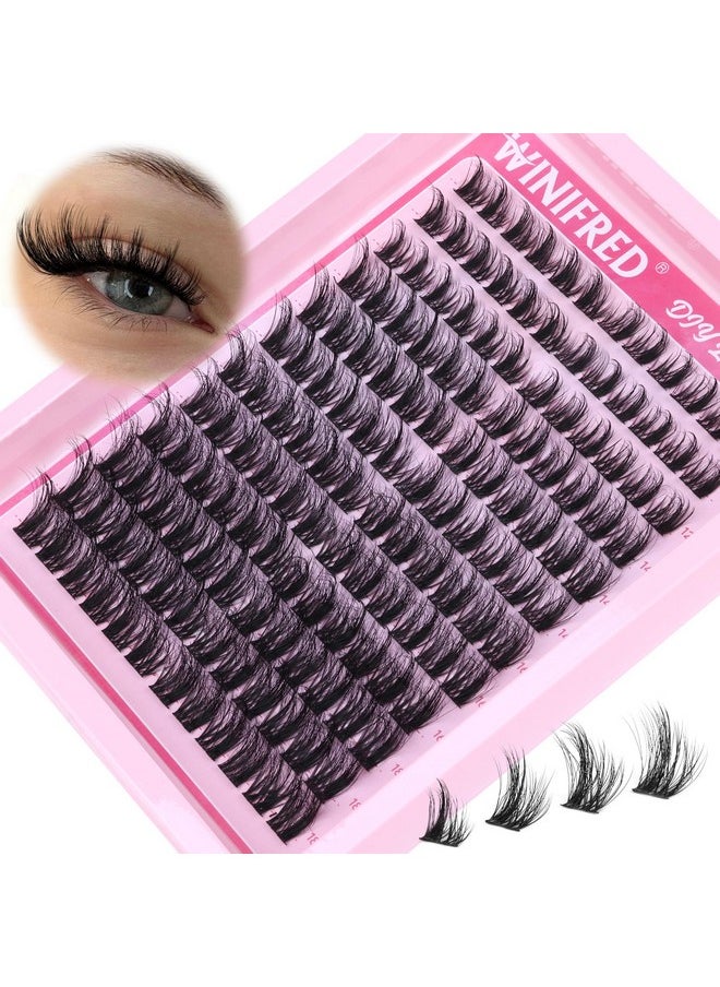 Ash Clusters Wispy Cat Eye Lashes Clusters Left&Right Natural Individual Lashes Manga Clusters Eyelash Extensions Fox Eye Eyelash Clusters By Winifred (18Mm)