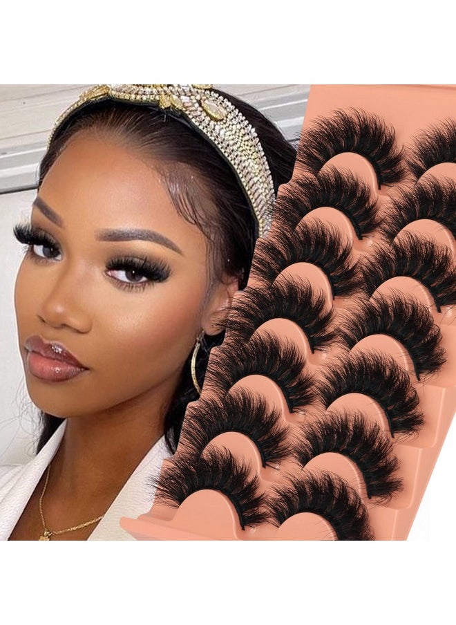 Es Fluffy False Eyelashes 18Mm Dramatic Faux Mink Eyelashes Natural Look Cat Eye Volume Eye Lashes Multipack By Focipeysa