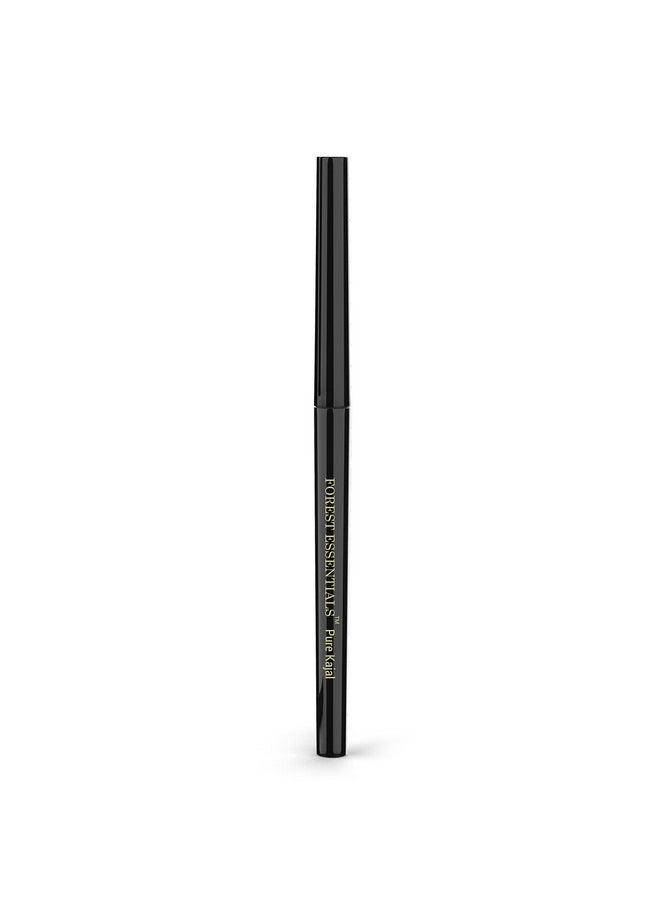 Gulaab Khaas Kajal | Charcoal Black | Twist-Up, Retractable Pencil | Natural Kajal With Intense Colour | Soothes, Brightens & Cools Eyes | Natural Makeup | 0.3 G