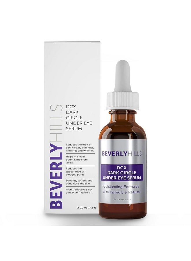 Dcx Under Eye Serum For Wrinkles, Puffy Eyes And Dark Cirlces Treatment For All Skin Types | Anti Wrinkle Serum With Seaweed, Hyaluronic Acids & Peptides For Hydrated & Soft Skin, 30 Ml