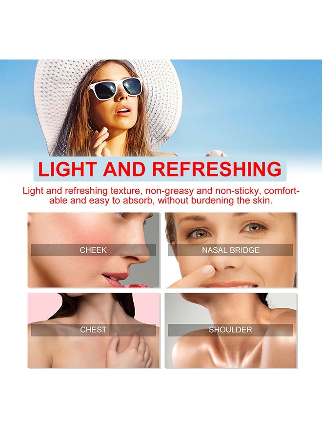 Cotton Soft Sun Stick SPF50+ PA++++, Summer outdoor resist UV moisturizing refreshing non-sticky comfortable skin feeling, Lightweight Sunscreen Stick For Face, 20G