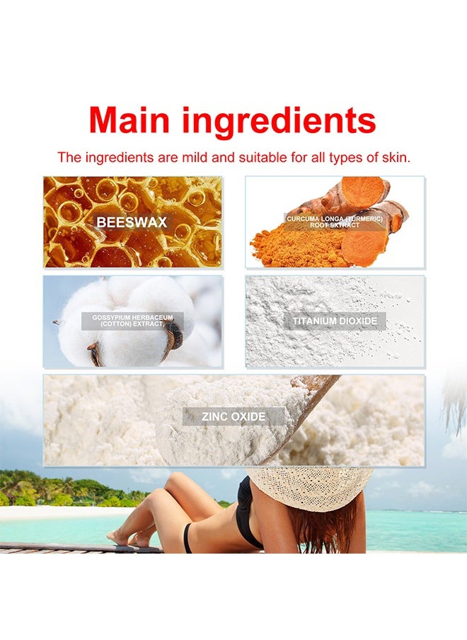 Cotton Soft Sun Stick SPF50+ PA++++, Summer outdoor resist UV moisturizing refreshing non-sticky comfortable skin feeling, Lightweight Sunscreen Stick For Face, 20G