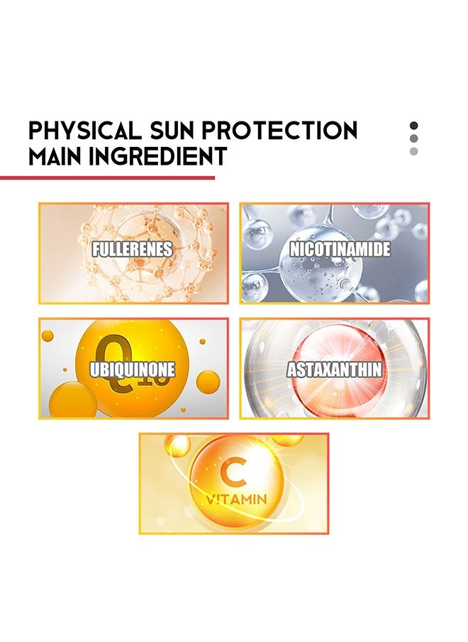 Bio Sun Stick, SPF 50+ Haute Protection, Outdoor Protection Refreshing, Non-sticky, Moisturizing and Repairing Skin Redness and Dullness, Hyaluronic Acid Watery Sun Stick