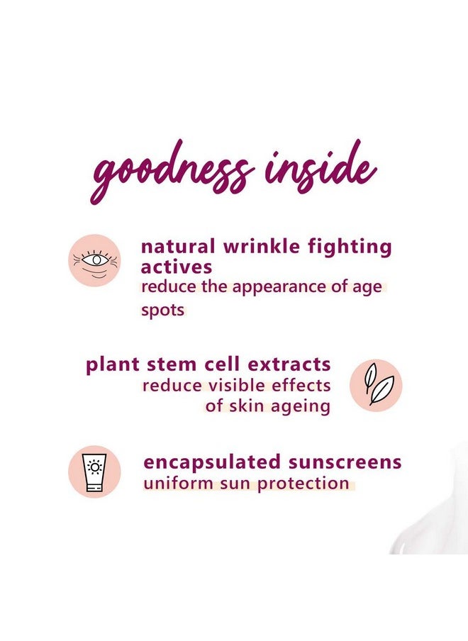 Bright Years All Day Defence Cream Spf 45 Pa+++| Sun Protection | For Ageing Skin | 100% Vegan, Cruelty Free | 50Ml