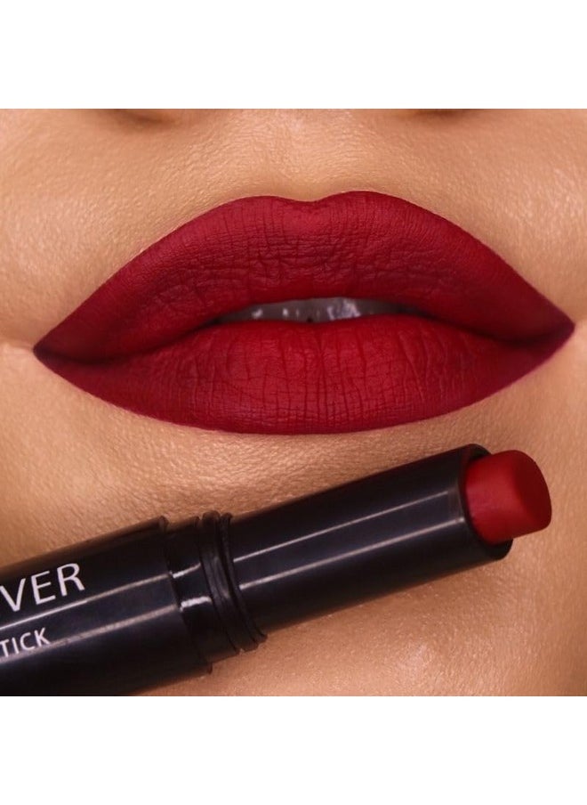 Matte Forever Non-Transfer Lipstick For Women - 07 Maroon Charm | Matte Finish | Highly Pigmented, Smudge-Proof & Lightweight | Non-Sticky And Non-Drying | Lip Makeup | 2G