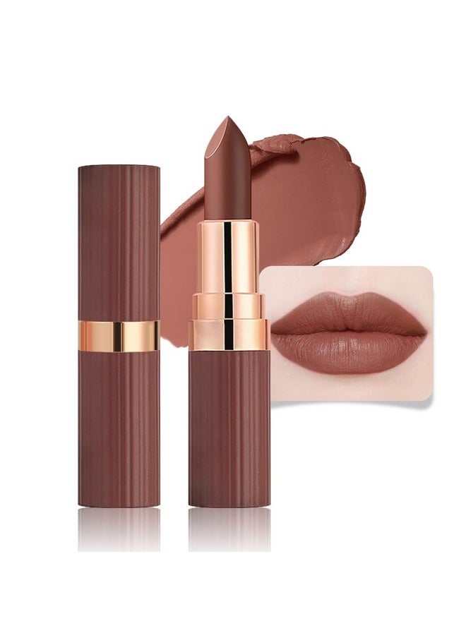 Nude Lipstick Matte Sets,Light To Dark Velvet Lipstick For Women Long Lasting Waterproof 24 Hours Lip Stick Lip Stain Makeup Gift Sets,Labiales Mate 24 Horas Originales