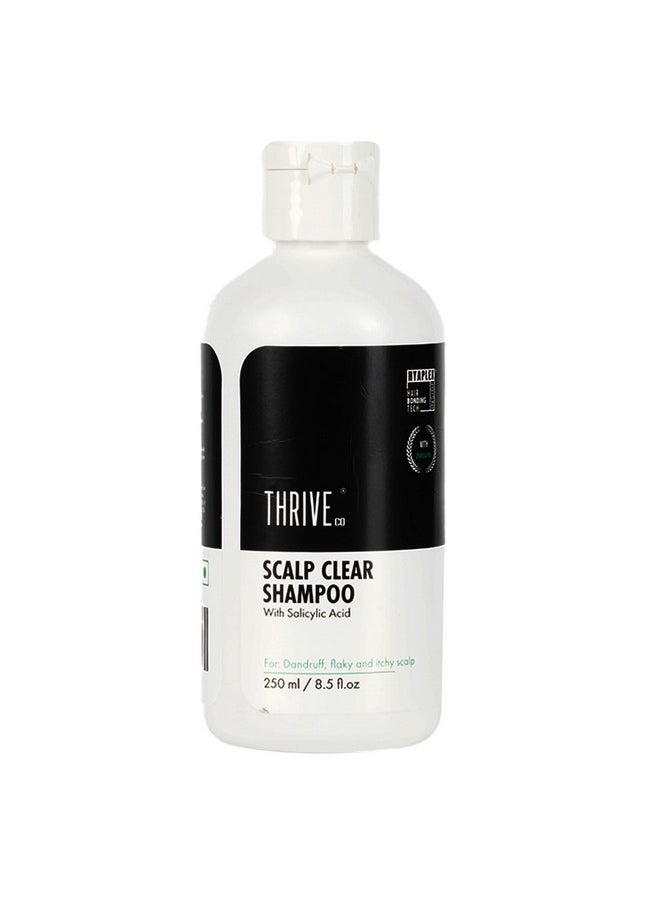 Scalp Clear Shampoo For Dandruff Control | Daily Use Shampoo With Zenscalpin™, Hyaplex™, Salicylic Acid | For Dandruff, Flaky & Itchy Scalp | For Men & Women | 250Ml