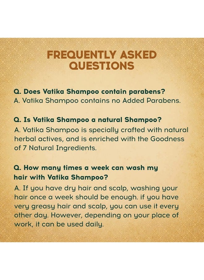 Vatika Ayurvedic Shampoo - 1L | Damage Therapy | With Power Of 10 Ingredients For Solving 10 Hair Problems| No Parabens | For All Hair Types