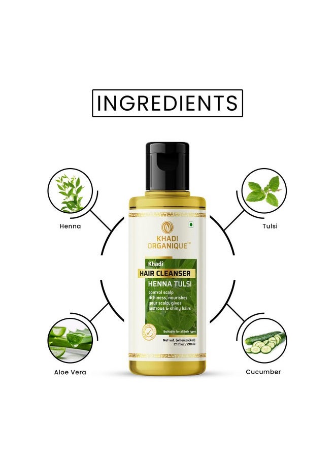 Henna Tulsi Hair Shampoo/Cleanser Pack Of 2