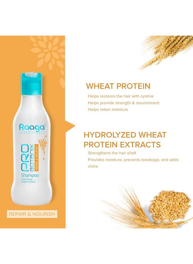 Pro Botanix Repair And Nourish Shampoo With Wheat Protein (200 Ml) Repairs And Nourishes Dry And Damaged Hair | Suitable For Men & Women
