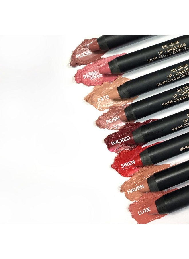 Gel Color Lip + Cheek Balm, Creamy Sheer Tinted Lip Gloss + Lip Liner + Cheek Blush, Multi Use Makeup Pencil Stick, Hydrating, High Shine Tint, Shade: Ally, 0.10 Oz (2.8 G)