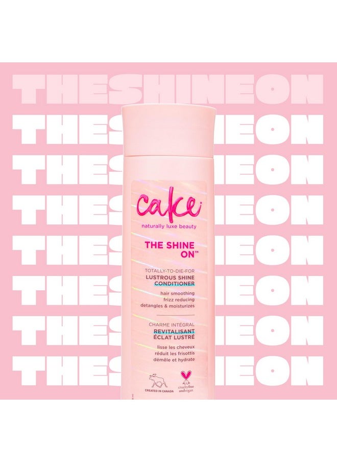 Lustrous Shine Conditioner, The Shine On - Smoothing & Frizz Reducing - Pracaxi Seed Oil, Camellia Kissi Seed Oil & Sweet Almond Oil - For All Hair Types - 295 Ml
