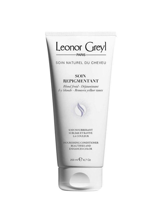 Paris - Soin Repigmentant Icy Blonde - Color-Enhancing Hydrating Conditioner - Revives Blonde To Very Light Blonde - (6.7 Oz)