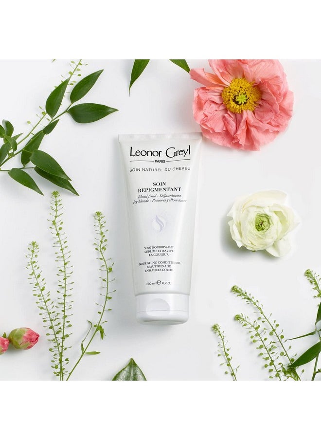 Paris - Soin Repigmentant Icy Blonde - Color-Enhancing Hydrating Conditioner - Revives Blonde To Very Light Blonde - (6.7 Oz)