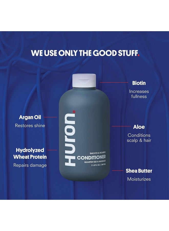 Men’S Conditioner - Lightweight, Hydrating Conditioner - Eliminates Frizzy Hair, Moisturizes, & Restores Shine - Clean & Invigorating Scent - 100% Vegan Ingredients & Cruelty-Free - 11.8 Fl Oz