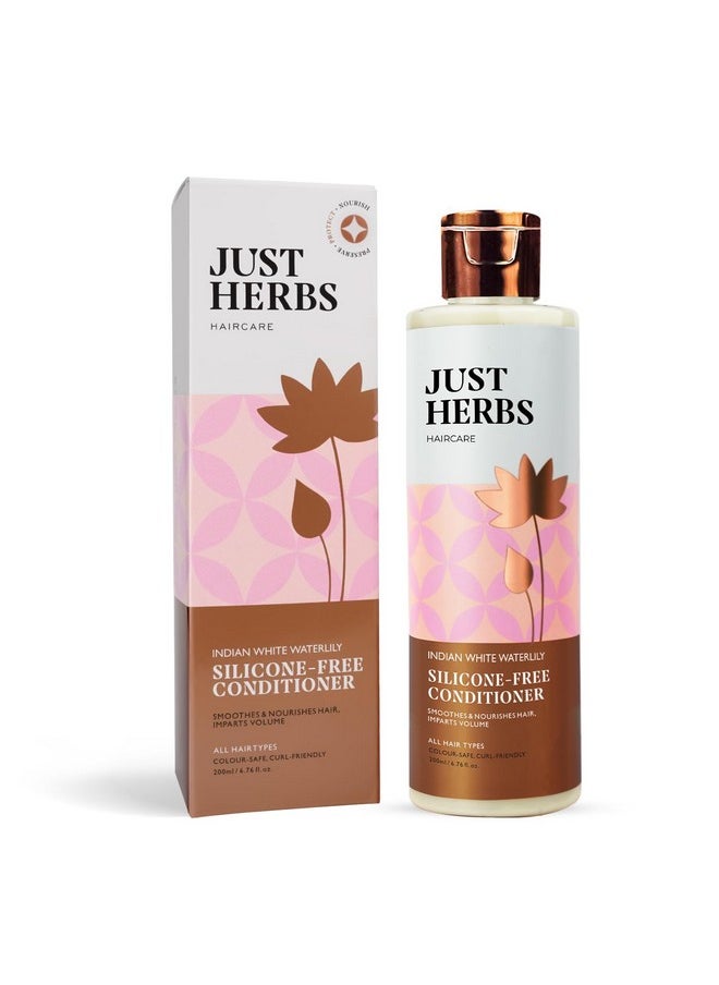 Kumuda Indian White Water Lily Conditioner For All Type Of Hair, 200 Ml (Parabens And Sls Free), 1 Count