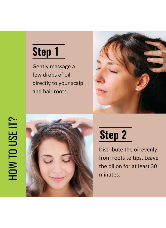 Hibiscus & Curry Leaves Hair Oil | Advanced Follicle Activation | Infused With Bhringraj, Amla, Rosemary, Peppermint & Lavender Oils | Promotes Thicker, Stronger Hair 120Ml