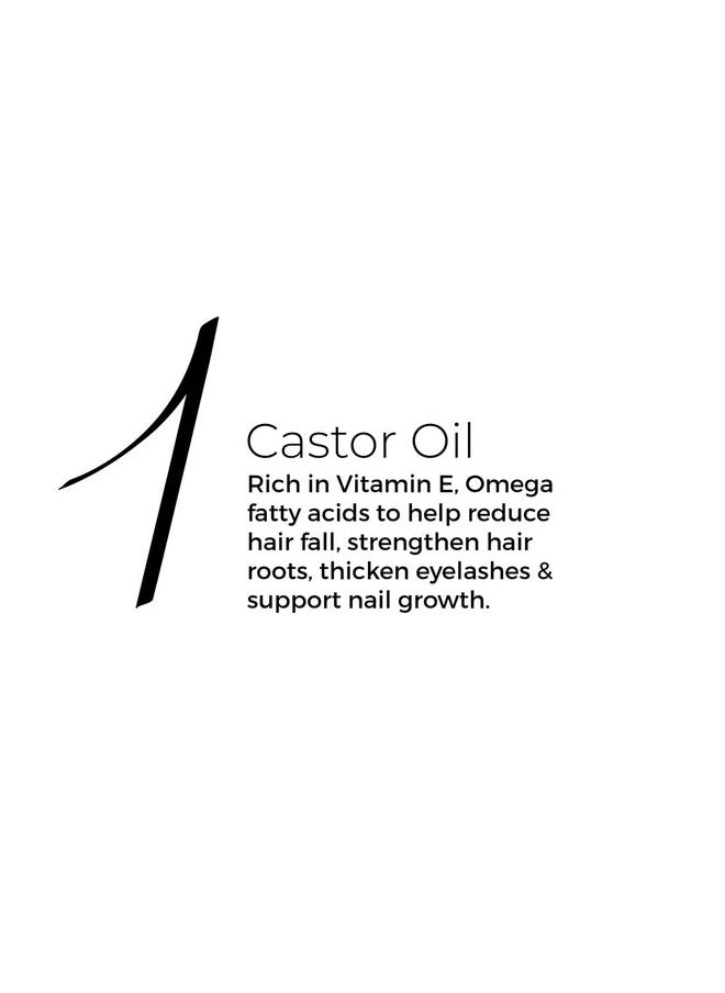 Pure Castor Oil For Hair Growth With Zero Chemicals, Repairs Damaged & Dry Skin, Strengthen Hair With Healthy Look, 100% Natural & Organic, 200 Ml