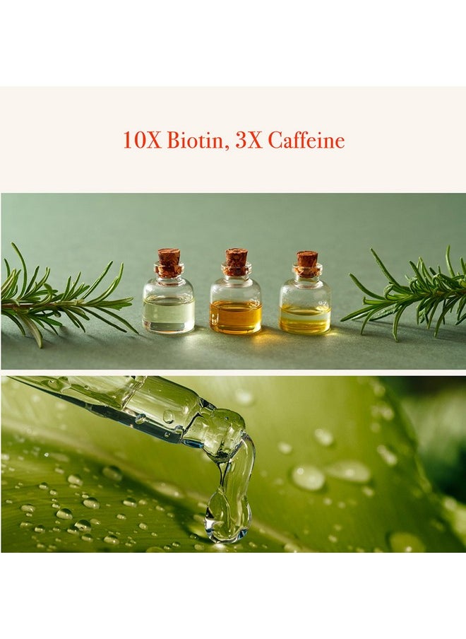 Hair Growth Scalp Ampoule Growth Md Scalp Strengthening 10X Biotin And Rosemary Oil Infused, Made With 100% Natural Ingredients, Usda Certified Organic Oils, Non-Gmo