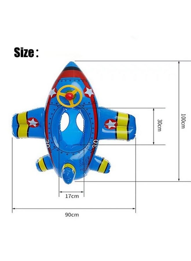 Airplane Baby Swimming Float Inflatable Pool Floaties Toys Outdoor Swimming Ring Seat Boat For Kids Infant Toddler Baby Boys