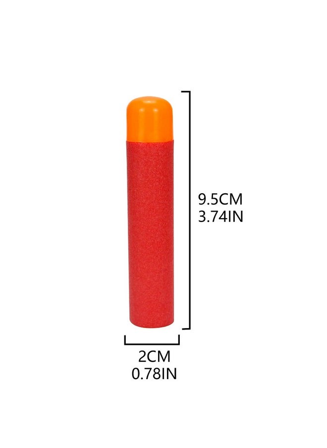 9.5Cm Foam Darts Compatible For Nerf Elite Mega Series 96-Dart Refill Pack (Red)