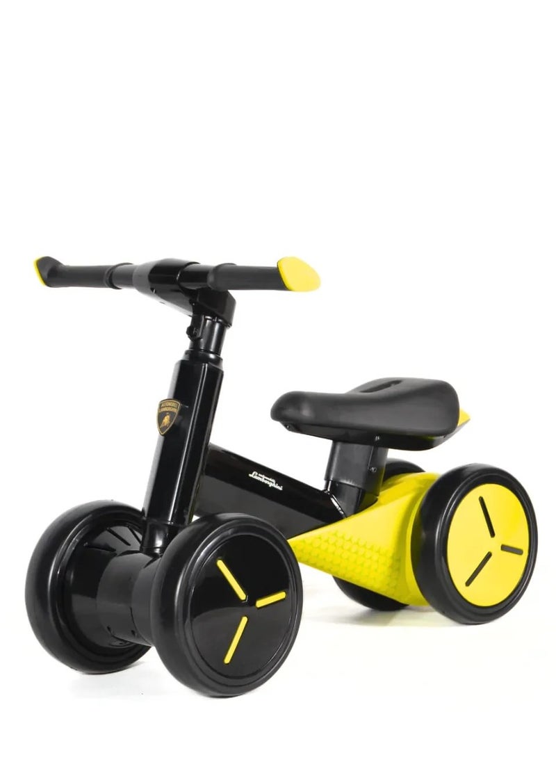 Lamborghini Balance Bike 4W (Yellow) (NT-698081)