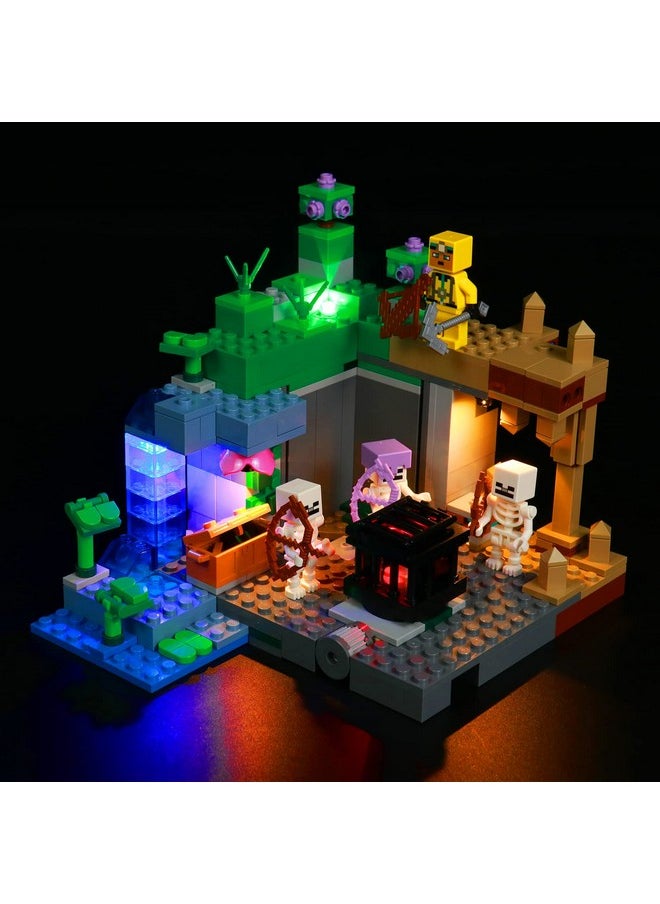 Led Light Compatible With Lego Minecraft The Skeleton Dungeon 21189, Minecraft Lego Lighting Set Compatible With Lego 21189 (No Model)