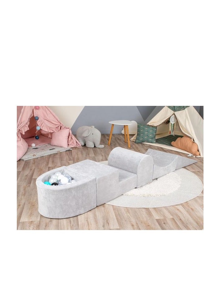 Delsit Activity Blocks Chenille Grey