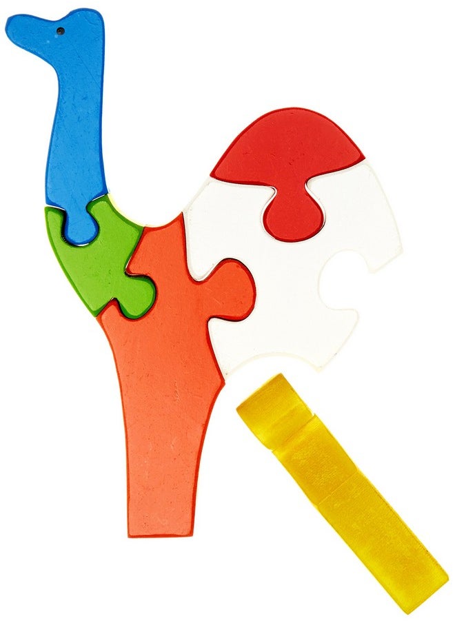 Wooden Take Apart Puzzle Camel, Multi Color