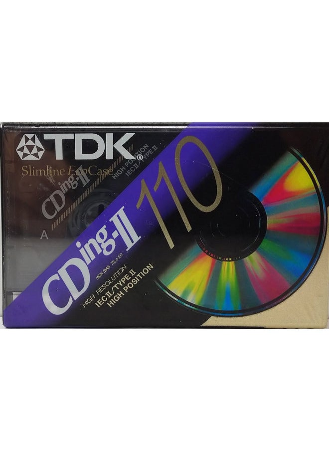 TDK CD POWER AUDIO CASSETTE 110 MINS