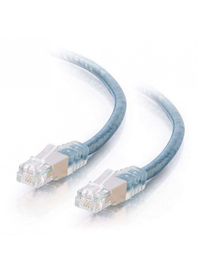 C2G RJ11 Ethernet Network Cable For DSL Internet, 100 foot long, 28726 Transparent Blue