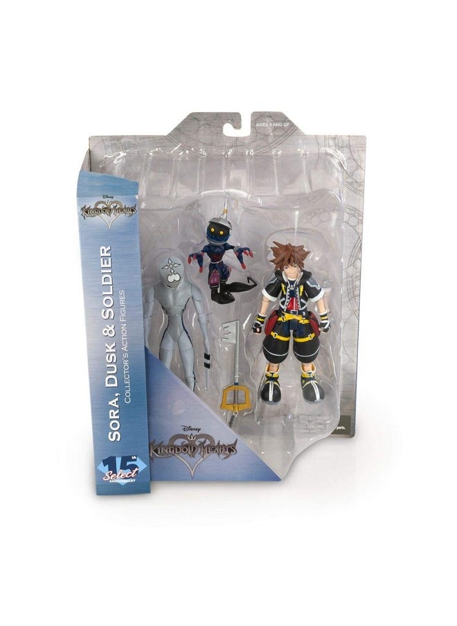 Kingdom Hearts Select: Sora, Dusk, & Soldier Action Figure Set