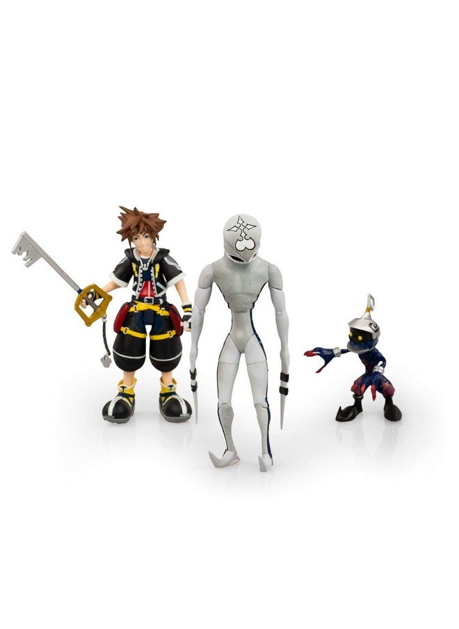 Kingdom Hearts Select: Sora, Dusk, & Soldier Action Figure Set