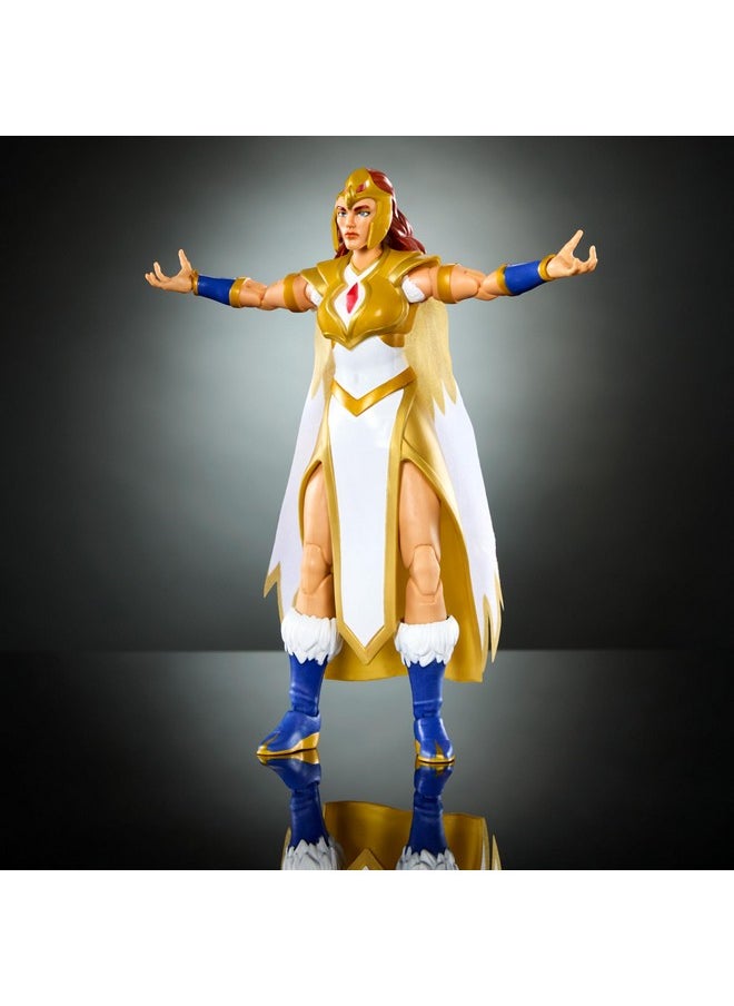 : Revolution Masterverse Action Figure & Accessories, Sorceress Teela Deluxe Motu Collectible With 30 Articulations, 7-Inch