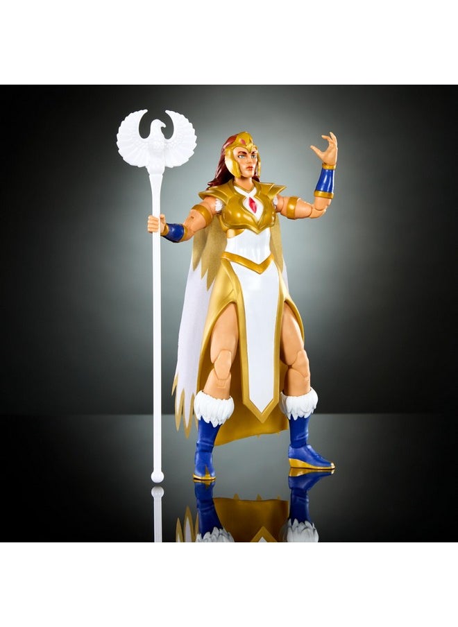 : Revolution Masterverse Action Figure & Accessories, Sorceress Teela Deluxe Motu Collectible With 30 Articulations, 7-Inch