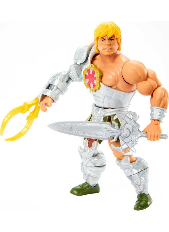 Origins Action Figure & Accessory, Rise Of Snake Men Armor He-Man & Mini Comic Book, 5.5 Inch