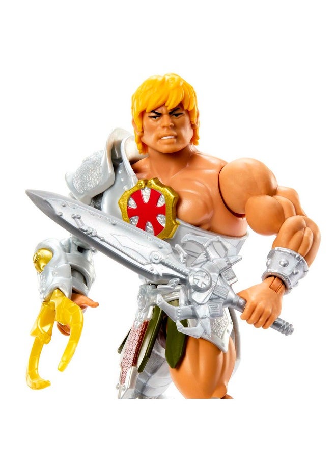 Origins Action Figure & Accessory, Rise Of Snake Men Armor He-Man & Mini Comic Book, 5.5 Inch