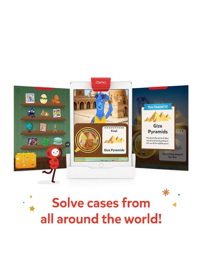 - Detective Agency - Ages 5-12 - Solve Global Mysteries - Educational Learning Games - Stem Toy - Gifts For Kids - Ages 5 6 7 8 9 10 11 12-For Ipad, Iphone Or Fire Tablet (Osmo Base Required)