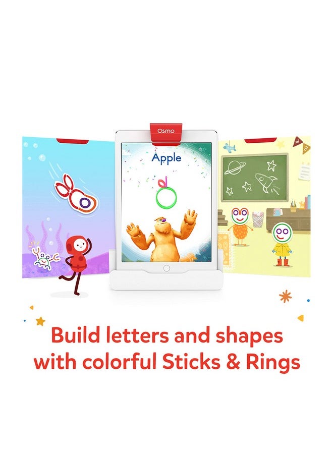 - Little Genius Sticks & Rings-2 Educational Learning Games -Ages 3-5-Imagination,Letter Formation & Creativity-For Ipad Or Fire Tablet -Stem Toy,Boy & Girl(Base Required - Amazon Exclusive)